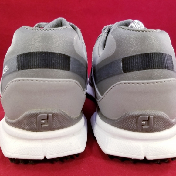 FOOTJOY PRO/SL 53847 SPIKELESS GOLF TEACHER SHOES GRAY SIZE 8 EUC - Picture 4 of 10